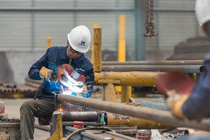 广丰县网架焊接车间